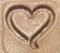 small heart stamp